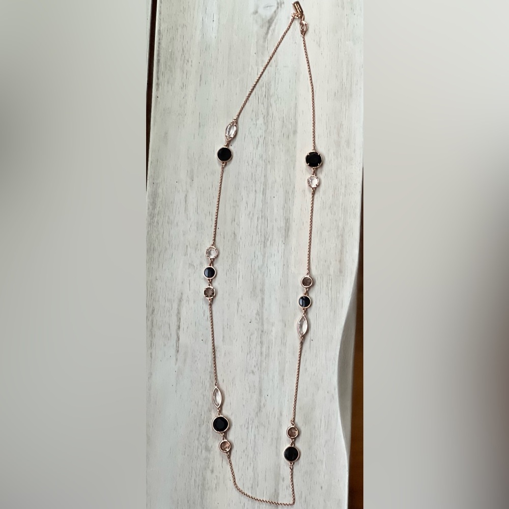 kate spade rose gold necklace